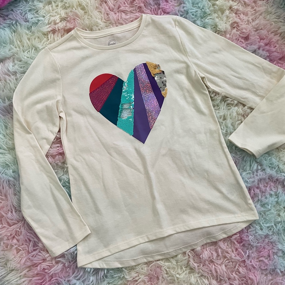 Wonder Nation girls long sleeve T-shirt size M